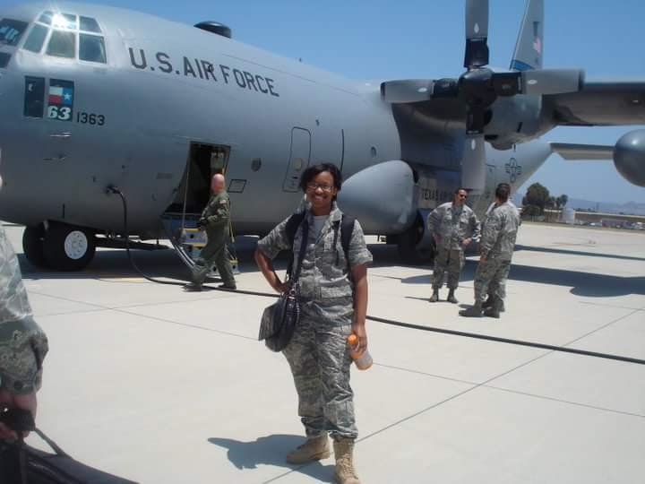 Debarah in the airforce